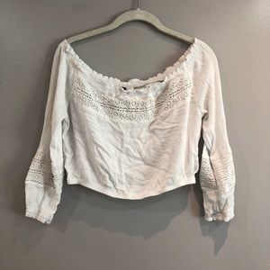 H&M long sleeve crop top